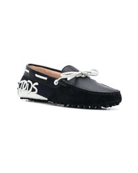 Mocassins en cuir noirs Tod's