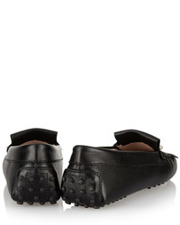 Mocassins en cuir noirs Tod's