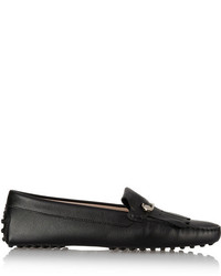 Mocassins en cuir noirs Tod's