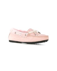 Mocassins en cuir roses Tod's