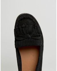 Mocassins en daim noirs Carvela