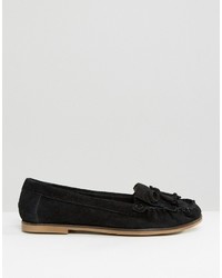 Mocassins en daim noirs Carvela