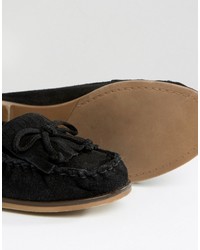 Mocassins en daim noirs Carvela