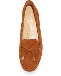 Mocassins en daim tabac MICHAEL Michael Kors