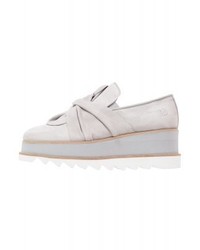 Mocassins plateforme gris Bronx