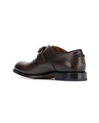 Monks en cuir marron foncé Ermenegildo Zegna XXX