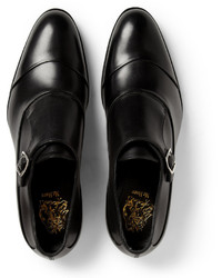 Monks en cuir noirs Mr. Hare