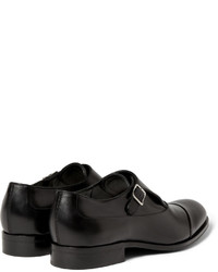 Monks en cuir noirs Mr. Hare