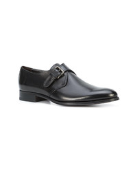 Monks en cuir noirs To Boot New York