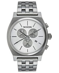 Montre argentée Nixon