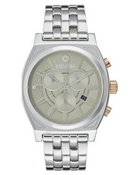Montre argentée Nixon