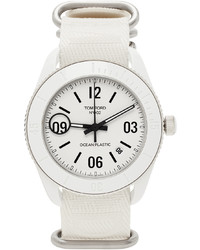 Montre blanche Tom Ford