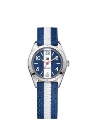 Montre bleu marine et blanc