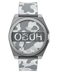 Montre camouflage grise