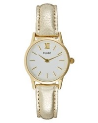Montre dorée Cluse