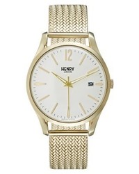 Montre dorée Henry London