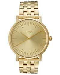 Montre dorée Nixon