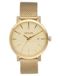 Montre dorée Nixon