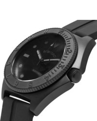 Montre en caoutchouc noire Bamford Watch Department