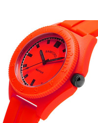 Montre en caoutchouc rouge Bamford Watch Department