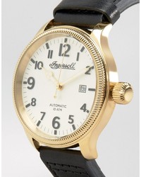 Montre en cuir noire Ingersoll