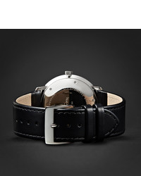 Montre en cuir noire Junghans