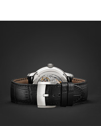 Montre en cuir noire Parmigiani Fleurier