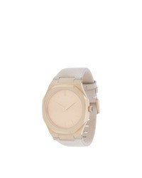 Montre en daim beige