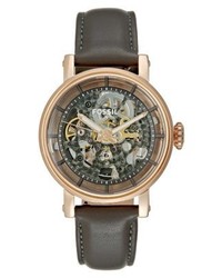 Montre gris foncé Fossil