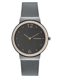 Montre gris foncé Skagen