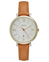Montre marron clair Fossil