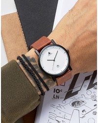 Montre marron Asos