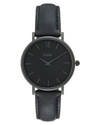 Montre noire Cluse