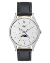 Montre noire Henry London