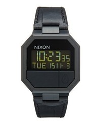 Montre noire Nixon