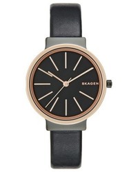 Montre noire Skagen