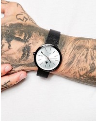 Montre noire Asos