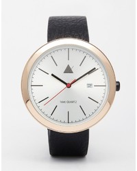 Montre noire Asos