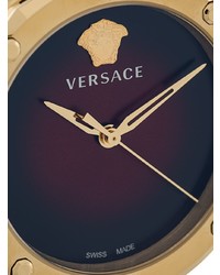 Montre ornée pourpre foncé Versace