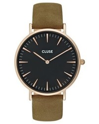 Montre vert foncé Cluse