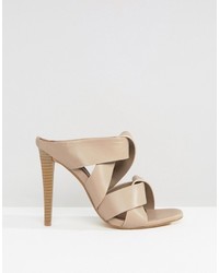 Mules beiges Missguided