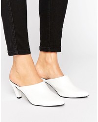 Mules blanches Asos