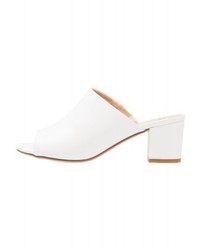 Mules en cuir blanches Anna Field
