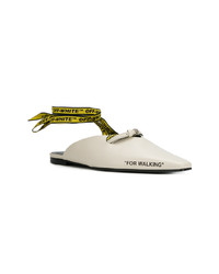 Mules en cuir blanches Off-White