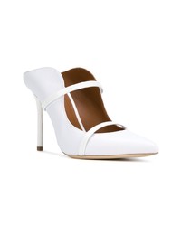 Mules en cuir blanches Malone Souliers