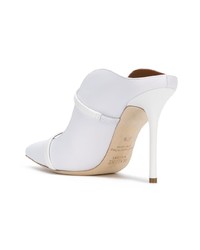 Mules en cuir blanches Malone Souliers