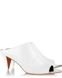 Mules en cuir blanches Narciso Rodriguez