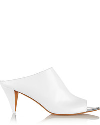 Mules en cuir blanches Narciso Rodriguez