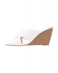 Mules en cuir blanches Wallis