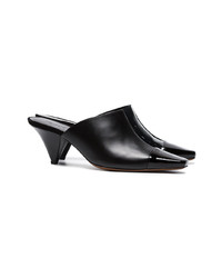 Mules en cuir noires Neous